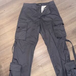 Gray Cargo Pants